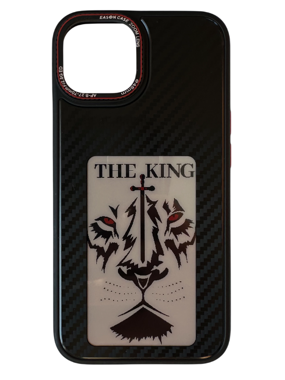 Husa smart cu display E-ink Carbon Fiber