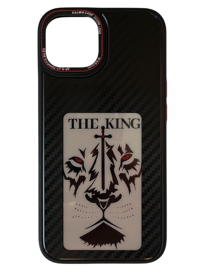 Husa smart cu display E-ink Carbon Fiber