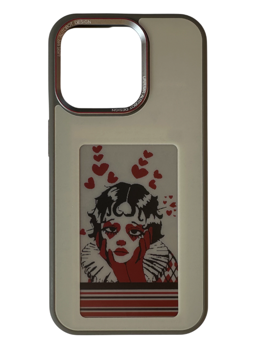 Husa smart cu display E-ink Sand Beige