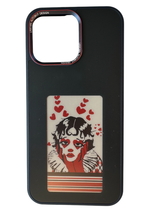 Husa smart cu display E-ink Deep Blue